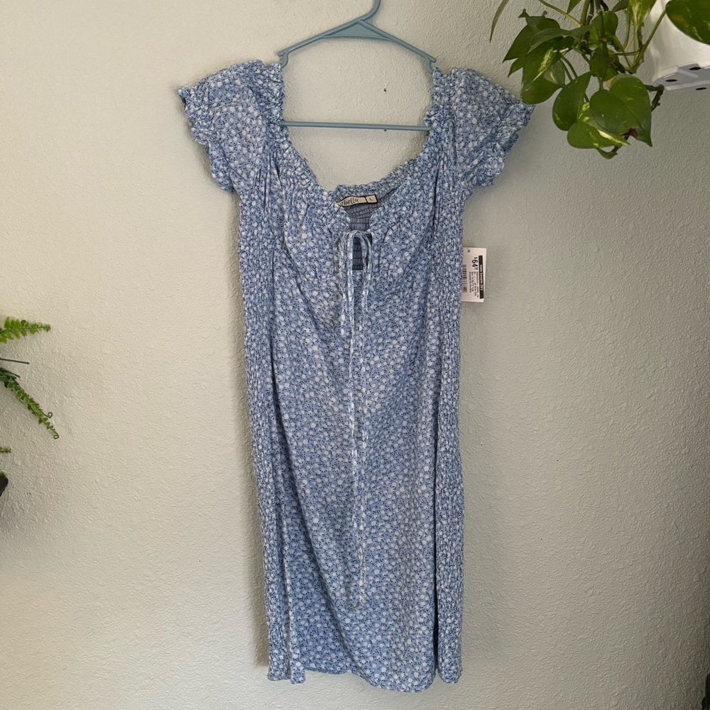 2bella milkmaid short dress